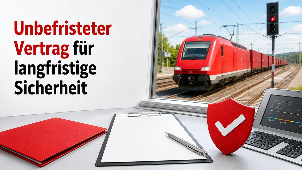 KI-generiertes Bild: Unbefristeter Vertrag für langfristige Sicherheit